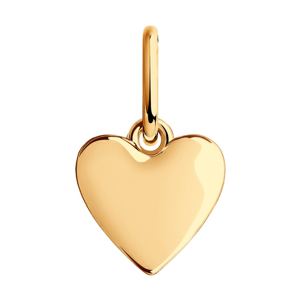 Подвеска из золота с фианитами