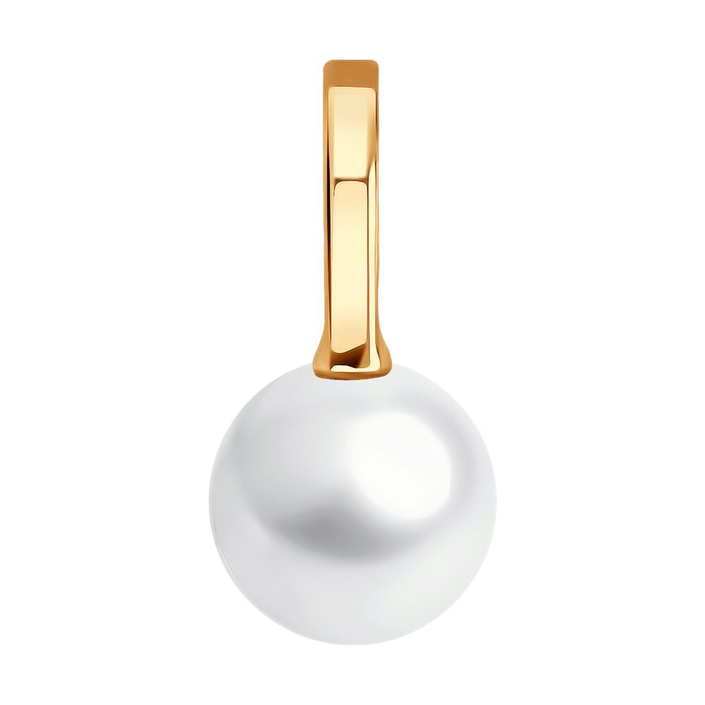 Подвеска из золота с жемчугом