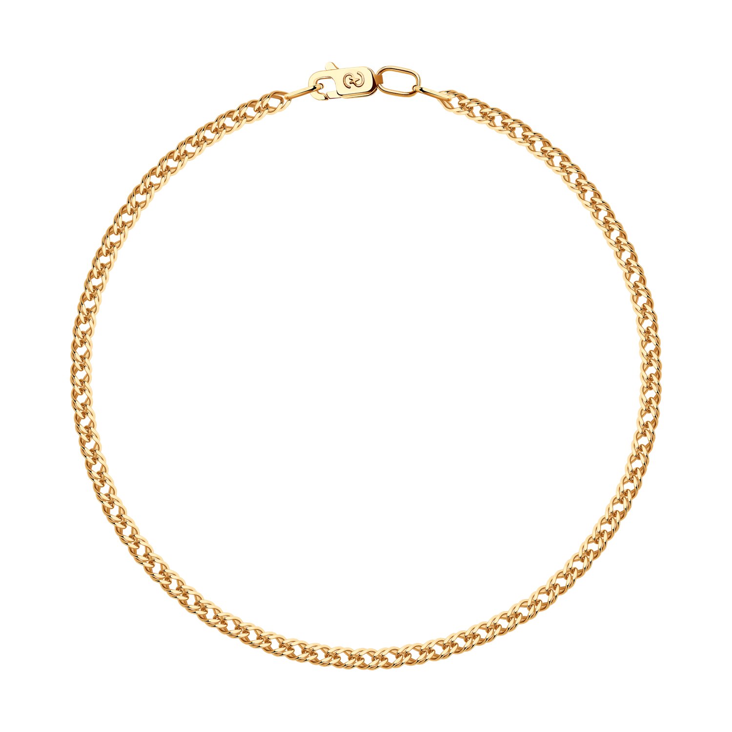 Браслет из золота, плетение ромб двойной, 585 проба