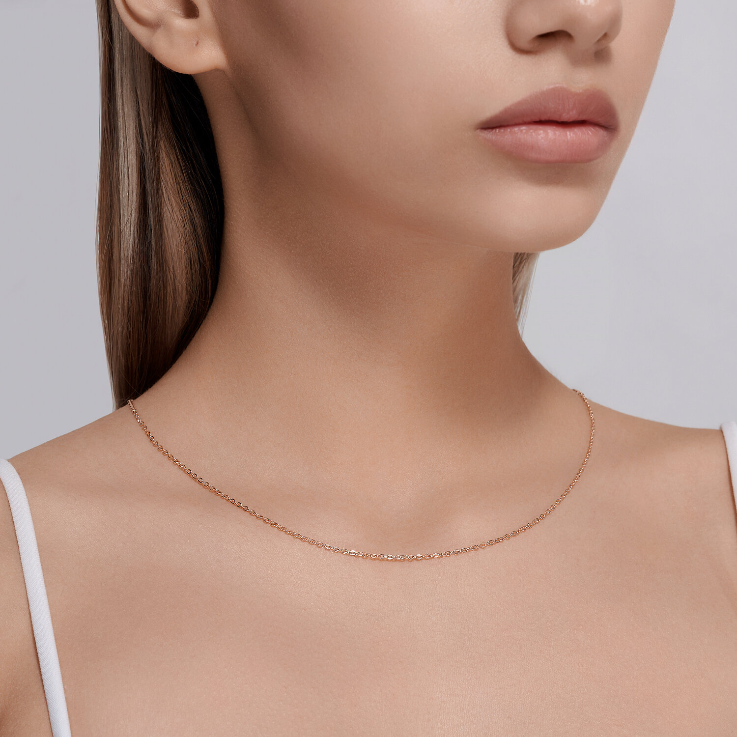 Цепь из золота, плетение якорное, 585 проба Цепь из золота, плетение якорное, 585 проба