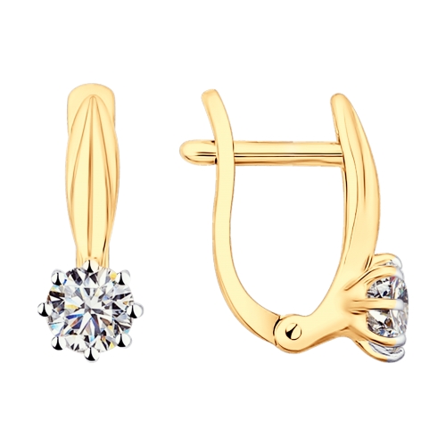 Cercei din argint cu Swarovski Zirconia