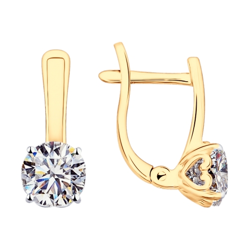Cercei din argint cu Swarovski Zirconia