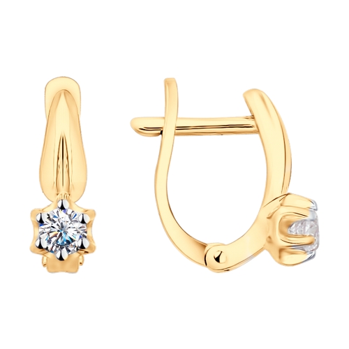 Cercei din argint cu Swarovski Zirconia