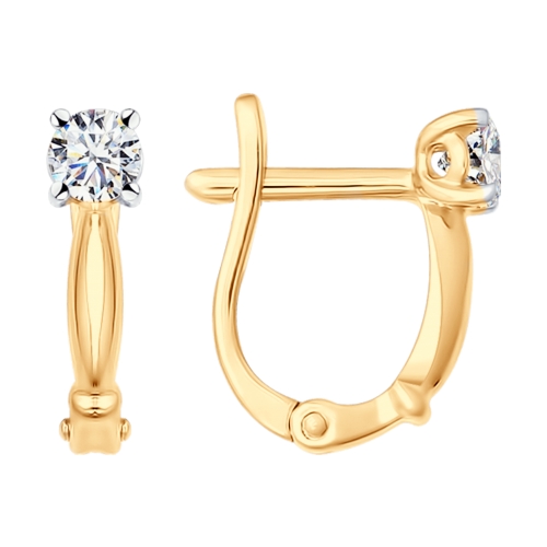 Cercei din argint cu Swarovski Zirconia