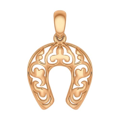 Позолоченная подвеска 'Подкова'