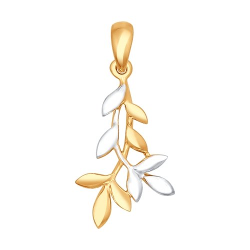 Позолоченная подвеска 'Веточка'