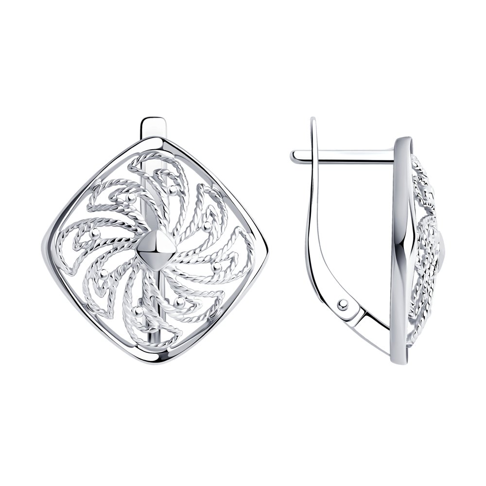 Серьги из серебра