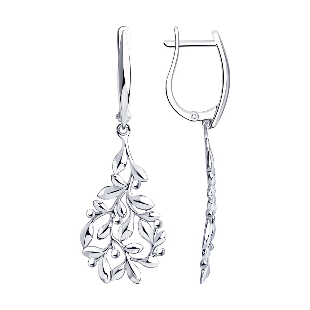 Серьги из серебра