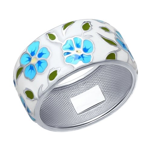 Inel din argint cu zmalt