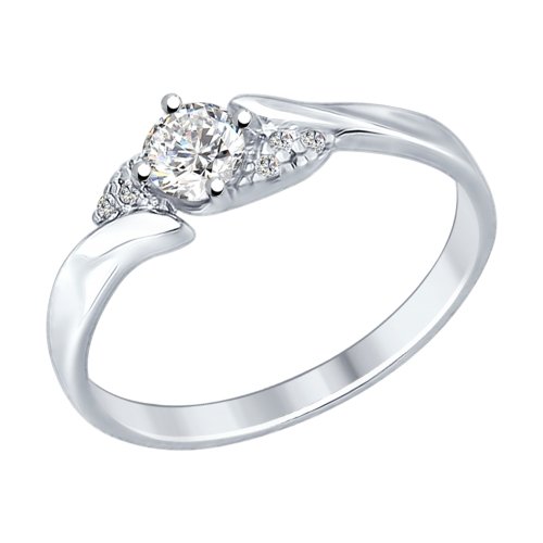 Inel din argint cu fianite