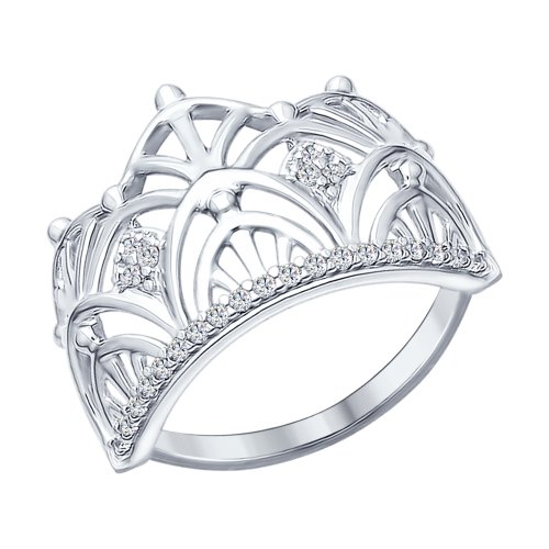 Inel din argint cu fianite