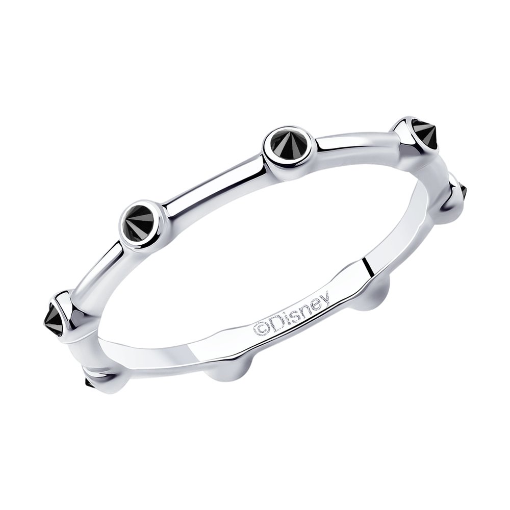 Кольцо из серебра с фианитами