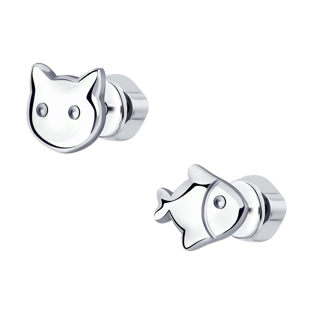 Серьги из серебра