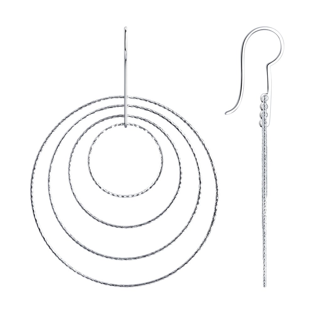 Серьги из серебра