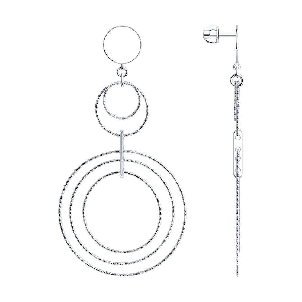 Серьги из серебра