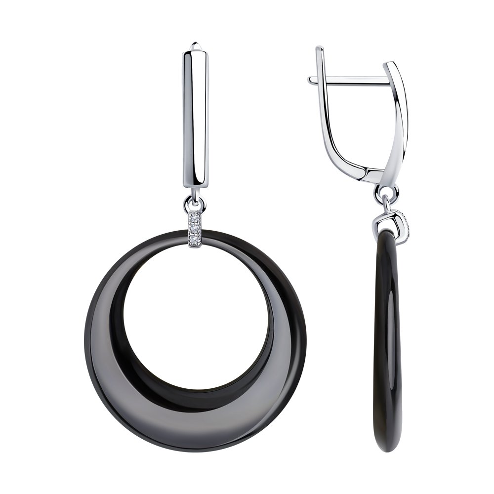 Серьги из серебра