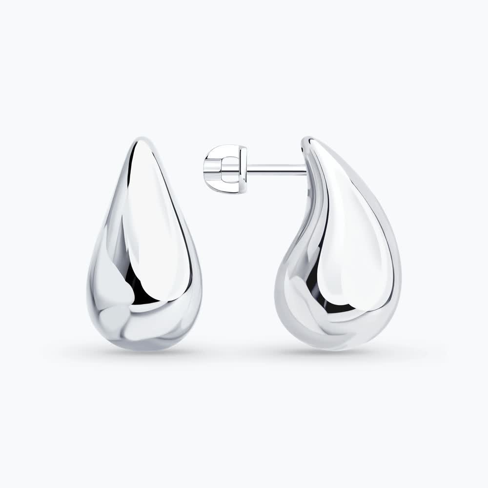 Серьги из серебра