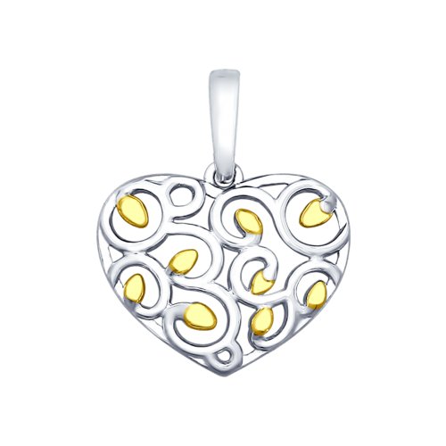 Подвеска в форме сердца