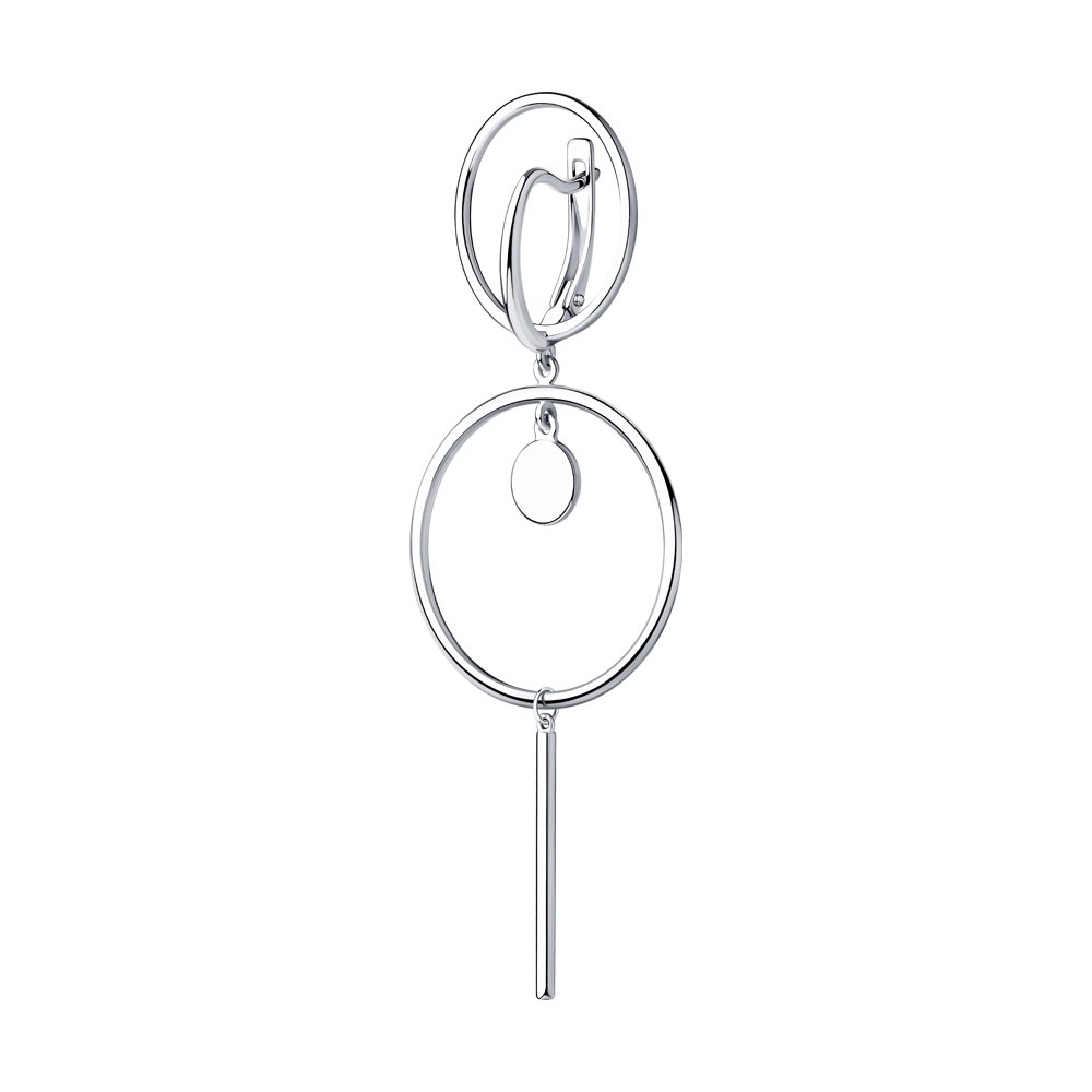 Серьга из серебра