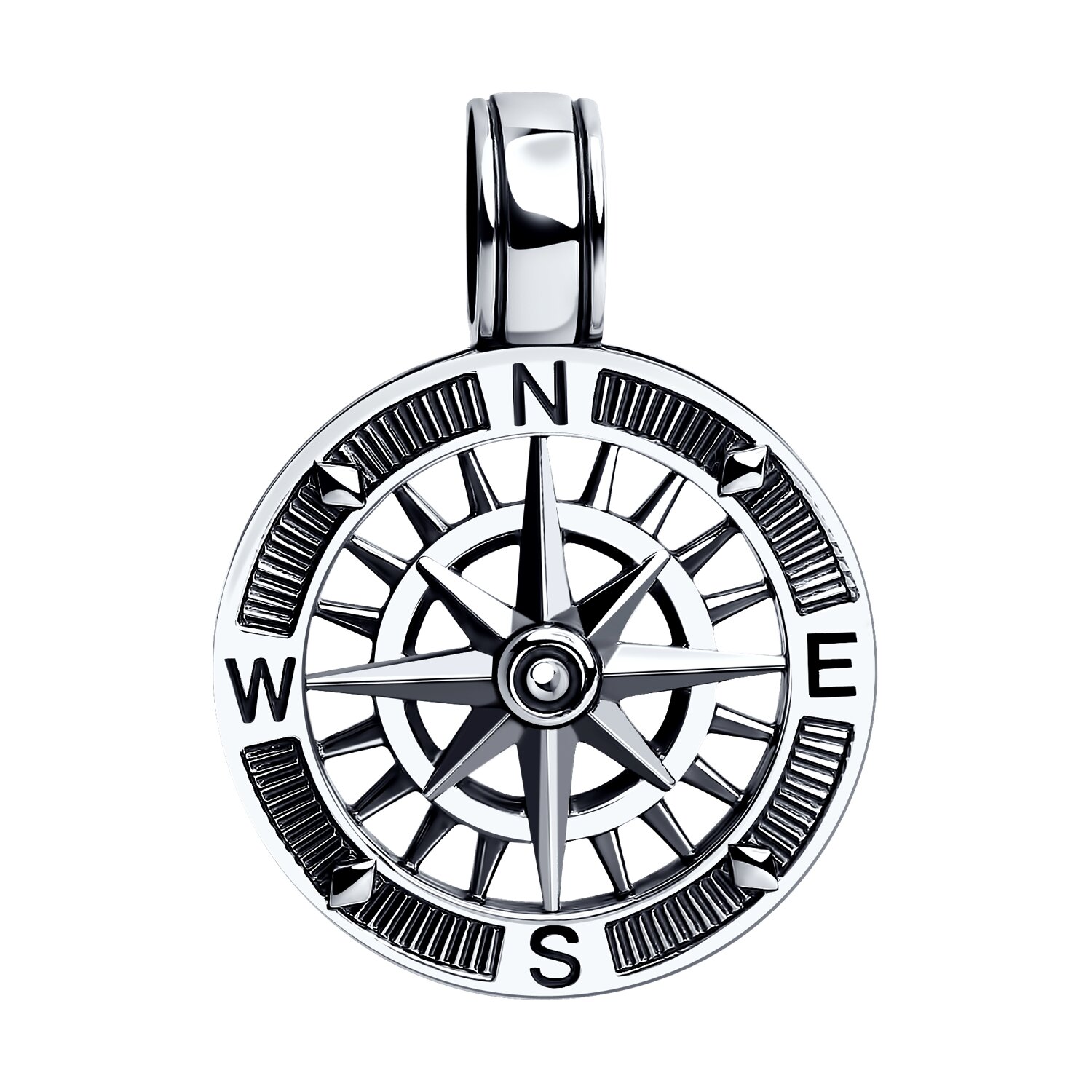 Подвеска из чернёного серебра